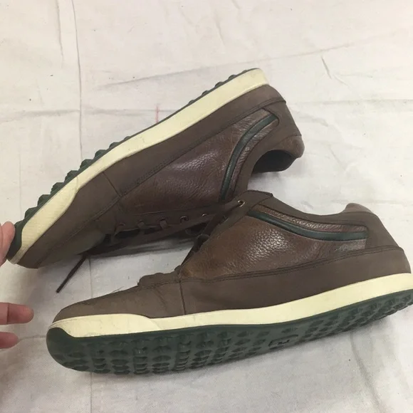 12 Brown Casual Shoe FJ Foot Joy Countour - Picture 7 of 8